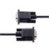 STARTECH Cavo Seriale Null Modem RS232 da 3 m - Cavo Seriale Crossover con Schermatura in Alluminio - Cavo COM Connettore DB9 da Femmina a Maschio - Compatibile con Dispositivi DTE - Nero