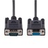 STARTECH Cavo Seriale Null Modem RS232 da 3 m - Cavo Seriale Crossover con Schermatura in Alluminio - Cavo COM Connettore DB9 da Femmina a Maschio - Compatibile con Dispositivi DTE - Nero