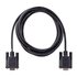 STARTECH Cavo Seriale Null Modem RS232 da 3 m - Cavo Seriale Crossover con Schermatura in Alluminio - Cavo COM Connettore DB9 da Femmina a Maschio - Compatibile con Dispositivi DTE - Nero