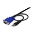 STARTECH Cavo sottile KVM, VGA, USB, 2 in 1 1,3 m c.a.