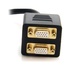 STARTECH Cavo splitter video DVI-I analogico a 2 VGA - M/F, 30 cm
