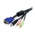 STARTECH Cavo switch KVM VGA USB 4 in 1 da 1,8 m con audio e microfono