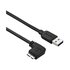 STARTECH Cavo USB 3.0 Tipo A a Micro B slim - Connettore USB3.0 A a Micro B slim ad angolo sinistro Gen 1 (5 Gbps) - 50cm