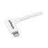 STARTECH Cavo USB a connettore Lightning da 8 pin ad angolo destro da 2m - bianco