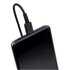 STARTECH Cavo USB C Ricarica Veloce da 50cm; Cavetto USB tipo C 2.0 Spiralato di Alimentazione e Sincronizzazione; Cavo Adattatore USB A a USB C corto in resistente Fibra Aramidica, Maschio-Maschio, TPE - Nero