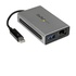 STARTECH Adattatore di rete Thunderbolt a Gigabit Ethernet - Convertitore esterno da TB a RJ45 con porta USB 3.0 integrata