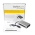 STARTECH Adattatore di rete Thunderbolt a Gigabit Ethernet - Convertitore esterno da TB a RJ45 con porta USB 3.0 integrata