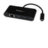 STARTECH Adattatore di rete USB-C a Ethernet a 3 porte - Hub USB 3.0 con Power Delivery