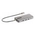 STARTECH .com Adattatore multiporta USB-C a tre monitor, HDMI/ DisplayPort, hub 4x USB, 100W PD, GbE, lettore di schede SD/MicroSD