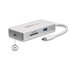STARTECH .com Adattatore Multiporta USB-C - Lettore SD ( UHS-II) - Power Delivery 100W - HDMI 4K - Gbe - 1x USB 3.0