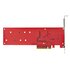 STARTECH .com Adattatore PCI Express M.2 NVMe - Scheda Adattatore PCIe 4.0 x8 x16 a Doppio SSD M.2 NVMe or AHCI, 7.8Gbps per disco - Biforcazione richiesta - Compatibile con Windows/Linux