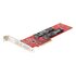STARTECH .com Adattatore PCI Express M.2 NVMe - Scheda Adattatore PCIe 4.0 x8 x16 a Doppio SSD M.2 NVMe or AHCI, 7.8Gbps per disco - Biforcazione richiesta - Compatibile con Windows/Linux