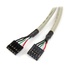 STARTECH Adattatore piastra slot basso profilo 2 porte USB A femmina
