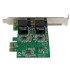STARTECH Adattatore Scheda di Rete Ethernet Gigabit PCI express PCIe NIC a 2 porte RJ45 da 1 Gbps