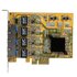 STARTECH Adattatore Scheda di Rete Ethernet Gigabit PCI express PCIe NIC a 4 porte