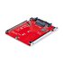 STARTECH .com Adattatore SSD M.2 a U.3, Per Unità M.2 PCIe NVMe, Adattatore/convertitore host PCIe M.2 a U.3 da 2,5