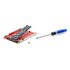 STARTECH .com Adattatore SSD M.2 a U.3, Per Unità M.2 PCIe NVMe, Adattatore/convertitore host PCIe M.2 a U.3 da 2,5