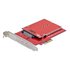 STARTECH .com Adattatore SSD M.2 a U.3, Per Unità M.2 PCIe NVMe, Adattatore/convertitore host PCIe M.2 a U.3 da 2,5