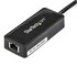 STARTECH Adattatore USB 3.0 a Ethernet Gigabit NIC con porta USB - Nero