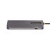 STARTECH .com Adattatore USB C Multiporta, Video HDMI 4K 60Hz, Hub USB 3.2 a 3 porte USB-A 5Gbps , 100W Power Delivery Pass-Through, GbE, Cavo integrato da 30cm, Docking Station per laptop /Mini Dock da viaggio