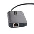 STARTECH .com Adattatore USB C Multiporta, Video HDMI 4K 60Hz, Hub USB 3.2 a 3 porte USB-A 5Gbps , 100W Power Delivery Pass-Through, GbE, Cavo integrato da 30cm, Docking Station per laptop /Mini Dock da viaggio