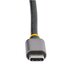 STARTECH .com Adattatore USB C Multiporta, Video HDMI 4K 60Hz, Hub USB 3.2 a 3 porte USB-A 5Gbps , 100W Power Delivery Pass-Through, GbE, Cavo integrato da 30cm, Docking Station per laptop /Mini Dock da viaggio