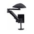 STARTECH .com Bracciolo regolabile per scrivania, supporto ergonomico per braccio/gomito, rotazione di 360 gradi, installazione a morsetto/ senza trapano, nero