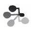 STARTECH .com Bracciolo regolabile per scrivania, supporto ergonomico per braccio/gomito, rotazione di 360 gradi, installazione a morsetto/ senza trapano, nero