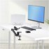 STARTECH .com Bracciolo regolabile per scrivania, supporto ergonomico per braccio/gomito, rotazione di 360 gradi, installazione a morsetto/ senza trapano, nero