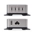 STARTECH .com Caricatore USB-C a 4 porte multidispositivo, 240 W totali, porta singola 140 W EPR, PD 3.1, porte con blocco a vite, staffa di montaggio inclusa