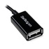 STARTECH Cavo Adattatore micro USB a USB femmina OTG da viaggio 12cm M/F - Nero