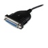 STARTECH Cavo adattatore stampante USB a parallela DB25 - 1,80 m - M/F