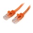 STARTECH Cavo di rete CAT 5e - Cavo Patch Ethernet RJ45 UTP Arancio da 2m antigroviglio