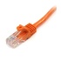 STARTECH Cavo di rete CAT 5e - Cavo Patch Ethernet RJ45 UTP Arancio da 2m antigroviglio