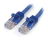 STARTECH Cavo di rete CAT 5e - Cavo Patch Ethernet RJ45 UTP Blu da 1m antigroviglio