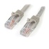 STARTECH Cavo di rete CAT 5e - Cavo Patch Ethernet RJ45 UTP Grigio da 1m antigroviglio