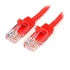 STARTECH Cavo di rete CAT 5e - Cavo Patch Ethernet RJ45 UTP Rosso da 2m antigroviglio