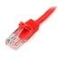 STARTECH Cavo di rete CAT 5e - Cavo Patch Ethernet RJ45 UTP Rosso da 2m antigroviglio