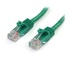 STARTECH Cavo di rete CAT 5e - Cavo Patch Ethernet RJ45 UTP Verde da 1m antigroviglio