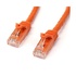 STARTECH Cavo di rete Cat 6 - Cavo Patch Ethernet Gigabit arancione antigroviglio da 2m