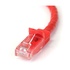 STARTECH Cavo di rete Cat 6 - Cavo Patch Ethernet Gigabit rosso antigroviglio - 2m