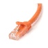 STARTECH Cavo di rete CAT 6 - Cavo Patch Ethernet RJ45 UTP arancione da 1m antigroviglio - cavo gigabit categoria 6