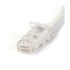 STARTECH Cavo di rete Cat 6 - Cavo Patch Ethernet RJ45 UTP bianco antigroviglio - 2m