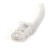 STARTECH Cavo di rete CAT 6 - Cavo Patch Ethernet RJ45 UTP bianco da 5m antigroviglio