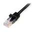 STARTECH Cavo di Rete da 10m Nero Cat5e Ethernet RJ45 Antigroviglio