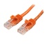 STARTECH Cavo di Rete da 5m Arancio Cat5e Ethernet RJ45 Antigroviglio