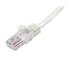 STARTECH Cavo di Rete da 5m Bianco Cat5e Ethernet RJ45 Antigroviglio