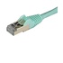 STARTECH Cavo di Rete Ethernet Cat6a - Cavo Schermato STP da 1m - Turchese