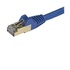 STARTECH Cavo di Rete Ethernet Cat6a - Cavo Schermato STP da 2m - Blu
