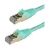 STARTECH Cavo di Rete Ethernet Cat6a - Cavo Schermato STP da 2m - Turchese
